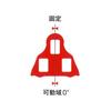 Shimano SM-SH10 SPD-SL Cleats - Fixed Mode - Red - ISMSH10J FF