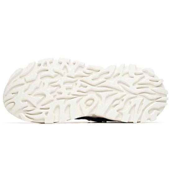 Anta Life Series Hot Retro Casual Splicing Shock Absorption Low-Top Dad Shoes Men Sneaker White Gray Blue 912028881-2