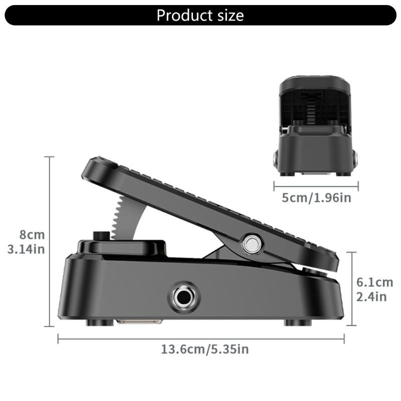 Kostka efektowa do gitary Klasyczne opcje dźwięku Zniekształcenie Opóźnienie Pogłosy Wytrzymała plastikowa obudowa Łatwa kontrola dla gitary