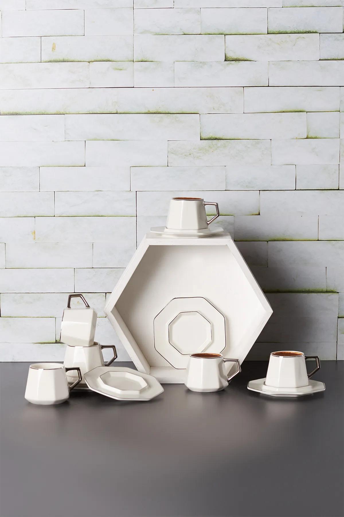 

Karaca Zeher Набор из 6 кофейных чашек 90 мл