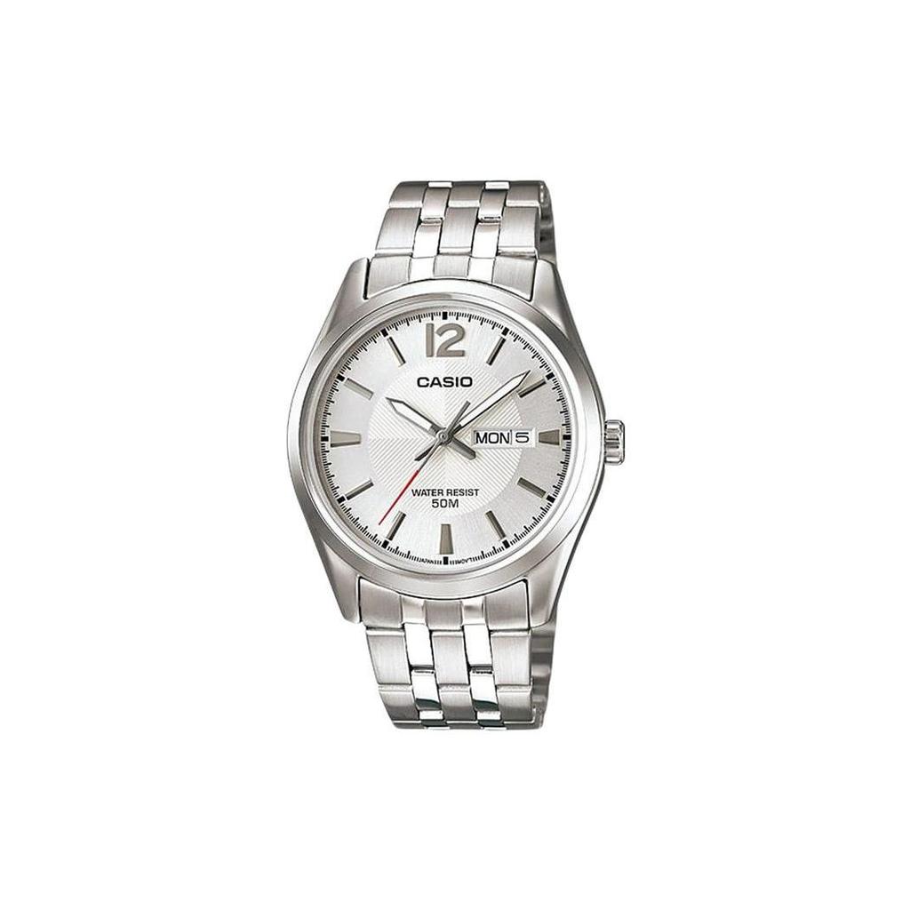CASIO Men Standard Series 38mm Silver Watch MTP-1335D-7A MTP-1335D-7A