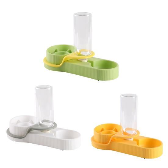 Dog Feeder Automatic Pet Water Dispenser Slow Feeder Bowl for Pets Anti-Choking Design Dry Wet Food Separation Bowl for Dog Cat