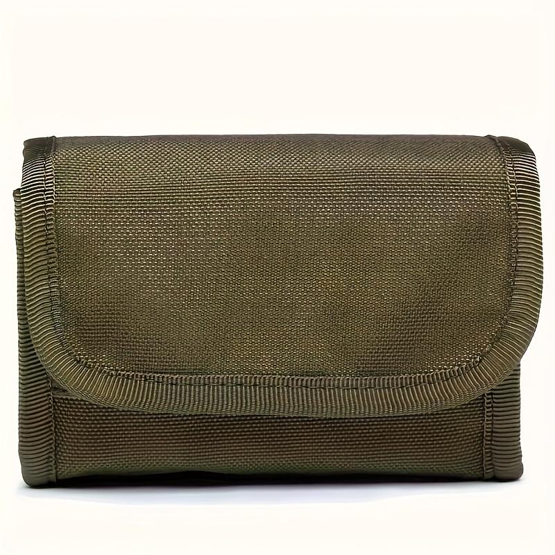 

Outdoor Multi-Purpose 10-Slot Organizer Pouch, Lightweight and Portable Accessory Bag, Pocket for Camping, Travel, and Daily Use зелений
