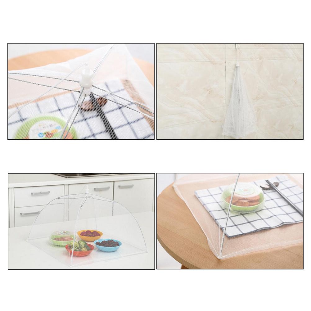 Foldable Mesh Food Cover Folding Tent Dome Net Umbrella Picnic Food Cover