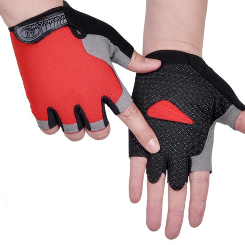 Fingerless Half Finger Gloves Breathable Bicycle Accessories New Gym Training Gloves  for Men Women