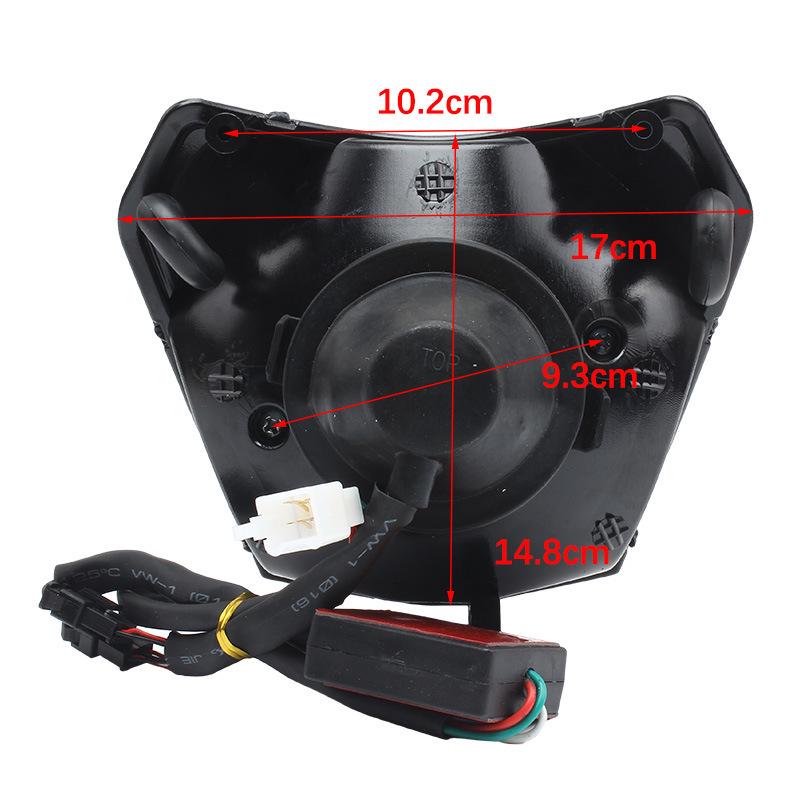 KTM Modified LED Round Motorcycle Headlight Bulb for Night Riding
