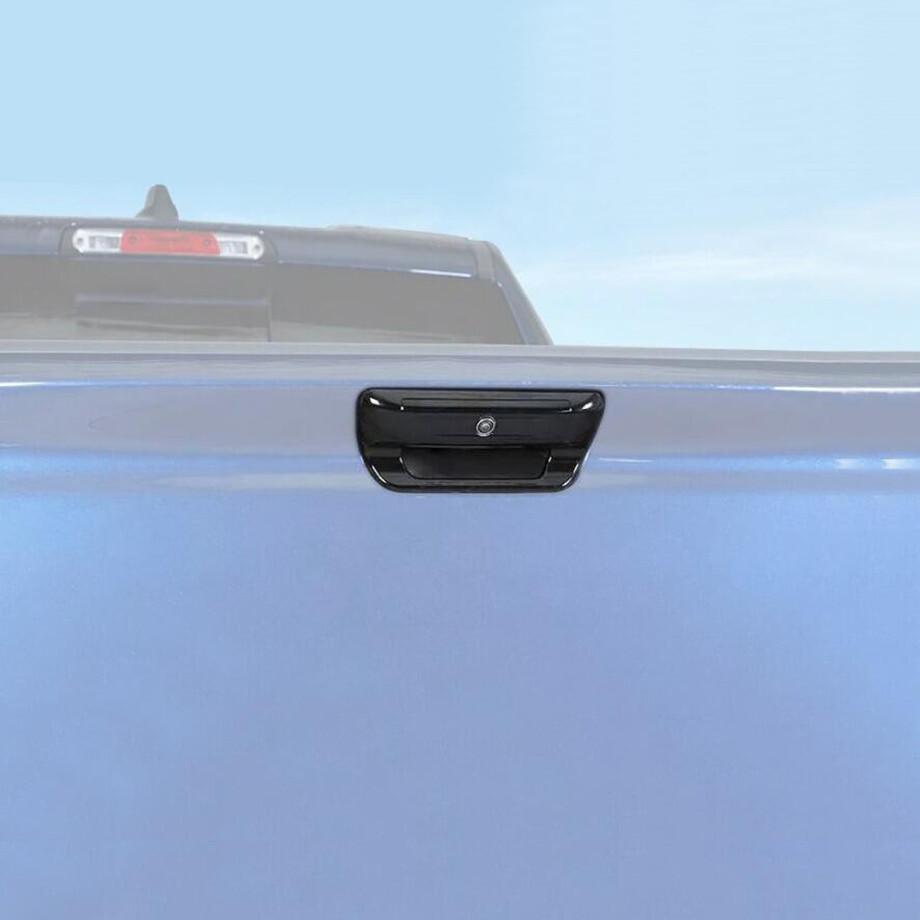 For 19-2024 Dodge Ram 3500/2500/1500 Gloss Black Tailgate Door Handle Cover Trim