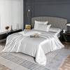 High Quality Bedding Set Skin Friendly Satin Quilt Cover Single Double Full Queen Solid Color Duvet Cover