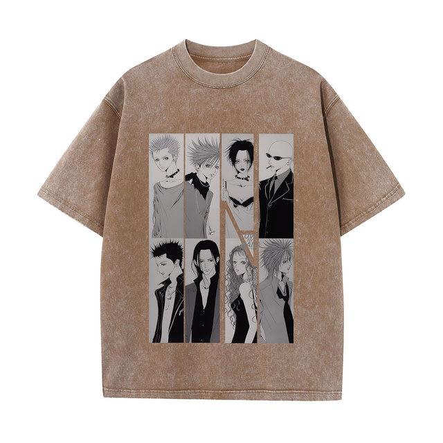 LETSNAGOU Cotton T-shirt with Anime Nana Osaki Print XL