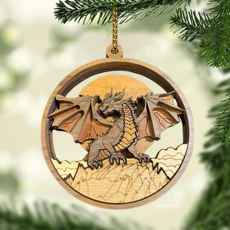 Animal Christmas Ornament 3D Animal Ornament Decorative Ornaments Exquisite Animal Decoration With Animal Themes