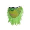 Christmas Green Haired Half Face Latex Mask