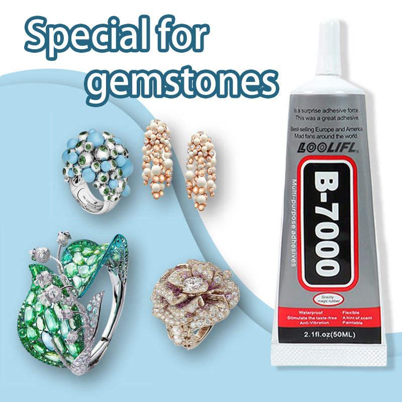 Multi-Purpose B7000 Glue Transparent Sealant for Phone Repair DIY Crafts Acrylic Jewelry Gem Sticking Waterproof & Flexible Bonding