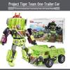 Devastator King Kong Robot Engineering Vehicle Action Figure - Six-In-One Model for Kids