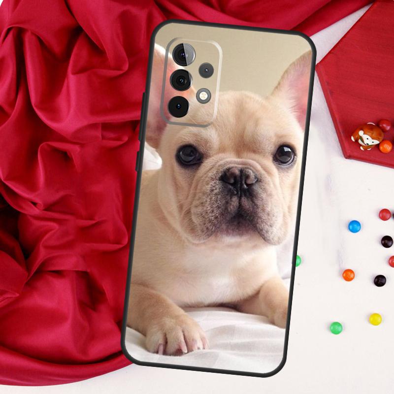 French Bulldog For Samsung Galaxy A26 A05 A06 A16 A54 A34 A14 A22 A32 A52 A55 A35 A15 A53 A13 A56 A36 Case