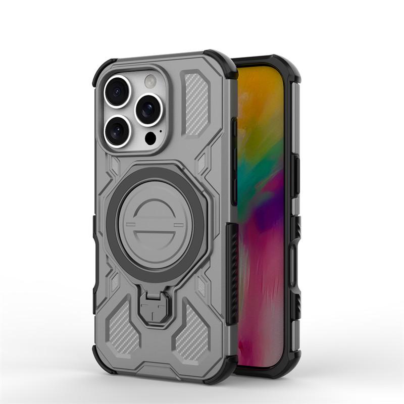 Magnetic Armor Case For iphone 16 Pro Cases For iphone 16 Pro 16e iphone 16 Pro Max Cover Magsafe Wireless Charging Phone Cover