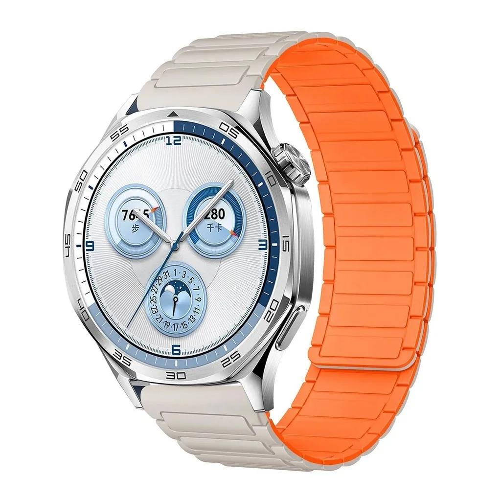 18mm 20mm 22mm Magnetic Band For Huawei Watch GT5/4/3Pro 46mm 4/3Pro Soft Silicone Loop Strap For Amazfit Balance GTR 4/3/2 47mm