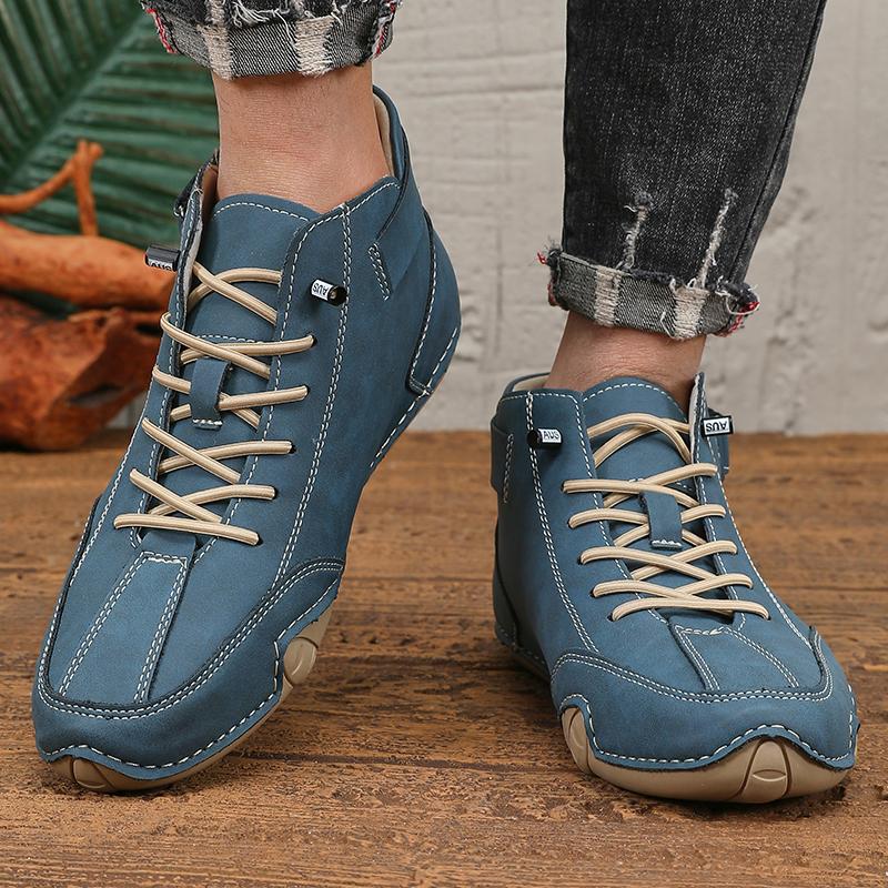 Leisure Men's Boots High-quality Stitching Soft Sole Comfortable Breathable Non Slip Durable Upper Cycling Couple Platform Boots