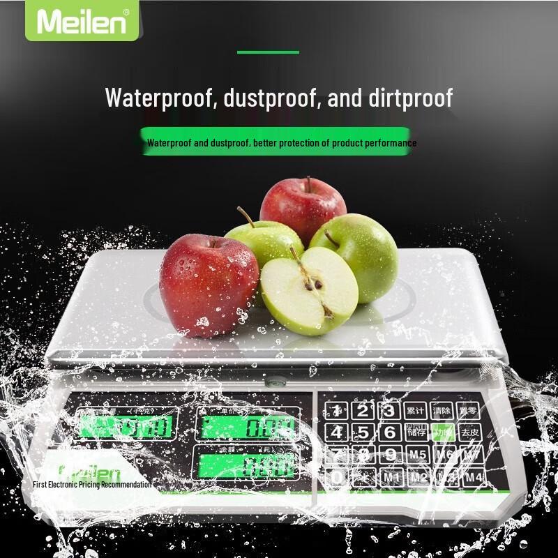 Meilen Commercial Waterproof Electronic Pricing Scale 30kg