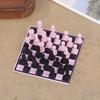 1 Set Dollhouse Miniature International Chess Checkerboard Set Dollhouse Home Scene Decorations Kid Pretend Play Toys