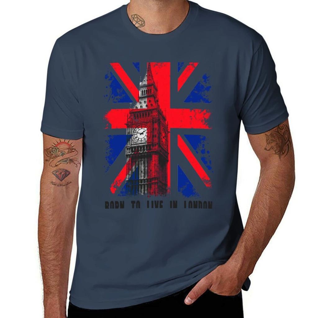 Born To Live In London Tshirt Breathable Lightweight Summer Top