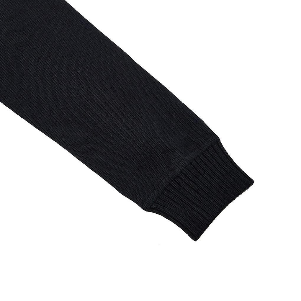 STONE ISLAND Свитер Однотонный Теплый Высокий Воротник Детский свитер Синий 7516504A2-V0020