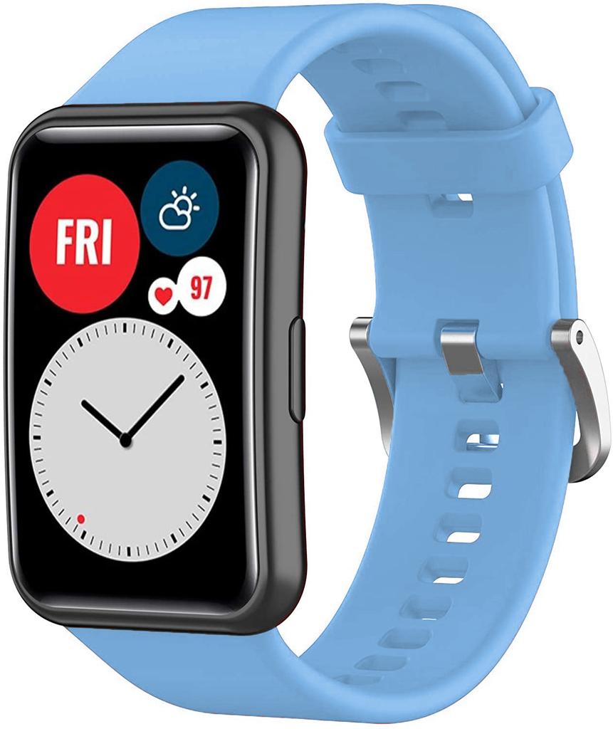 Silicone Strap For Huawei Watch Fit Original Smartwatch Replacement Band Belt Watch Accessories For Huawei Watch Fit New Corre