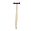 Dual Head Small Hammer Brass and Plastic Mallet Installation Hand Tool with Wooden Handle for Home