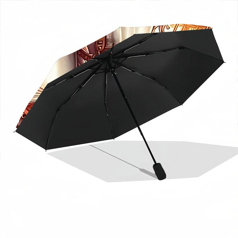 1pc Carousel Horse Open/Close Folding Umbrella, All- Portable Umbrella for & Men, Stylish Accessory (Holiday Gift) 8-Rib Yy251213176