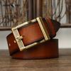 Purely Handmade Genuine Leather Thickened Cowhide Belt Men's Fashion Retro Versatile Genuine Leather Belt