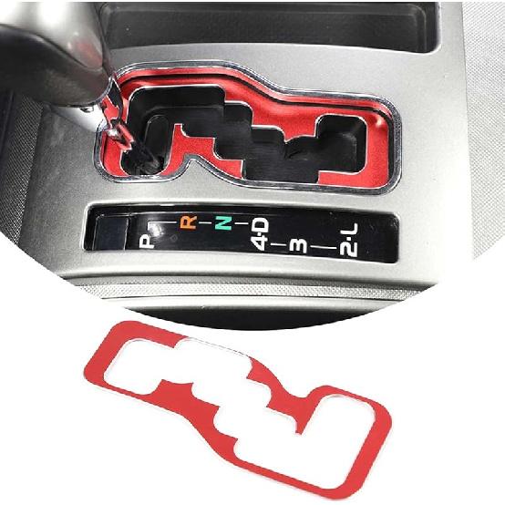 Совместимо с Toyota Tacoma 2011 20212 2013 2014 алюминиевый сплав автомобиля управления механизмом трек панели отделки наклейки (Серебряный)