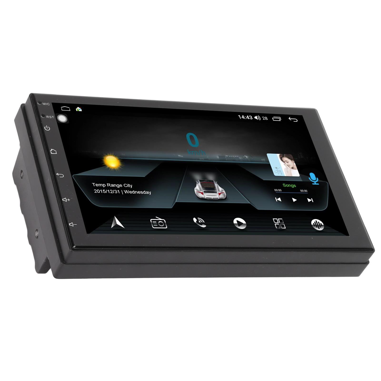 

7-дюймовый автомобильный GPS-навигатор с сенсорным экраном, видеоприемником, четырехъядерным процессором, голосовыми вызовами по Bluetooth для Android 8.1