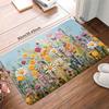Romantic Spring Beautiful Flower Carpet Warm Doormat Rug For Bedroom Carpet For Living Room Welcome Mat Outdoor Carpet