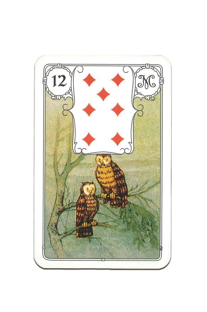 Nichiyu Lenormand Fortune Telling 36 Cards Direct Import from Blue Includes Japanese Most Standard Blue Color In the Owl Cards, [Authentic,