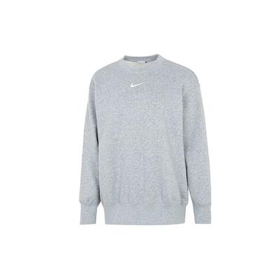 סווטשירט צווארון עגול Tech Fleece לבגדי ספורט לנשים אפור DQ5734-063
