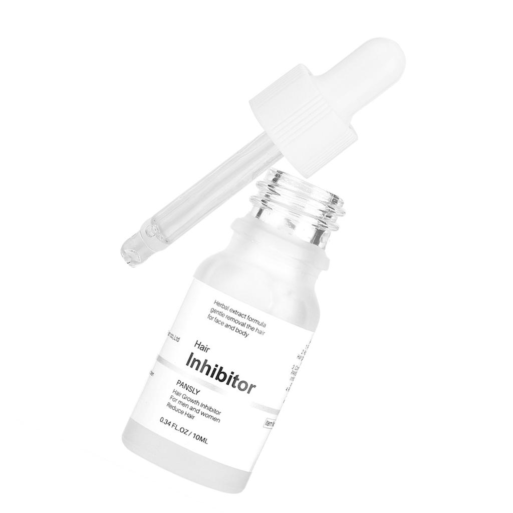 Siero Riparatore Estratto Naturale di Piante da 10ML Inibitore della Crescita dei Capelli per Depilazione Corporea Permanente