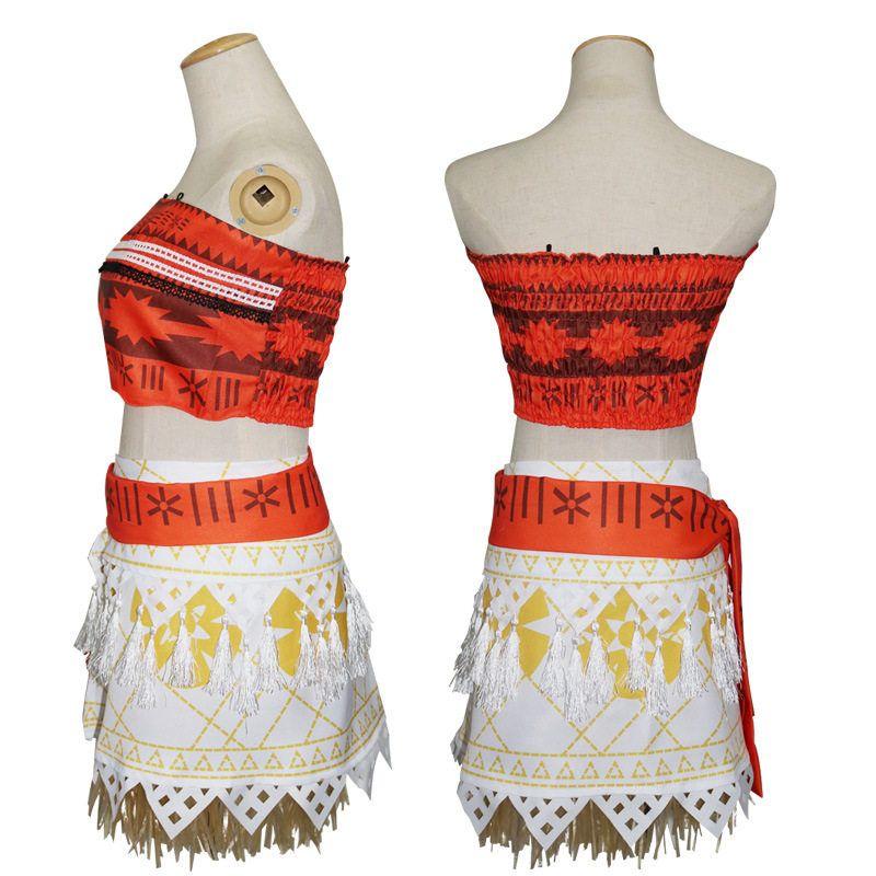 Moana Cosplay Moana Cosplay Female Costume Wish Amazon in Stock