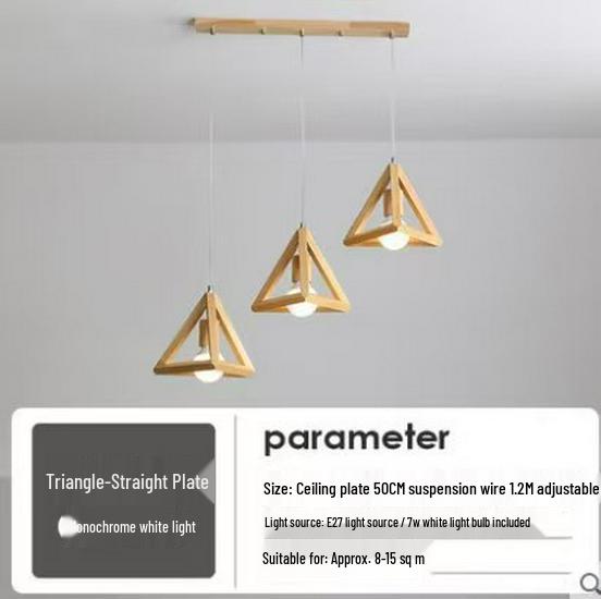 Nordic Wood Art Pendant Lamp - Creative Single Head Lighting for Restaurants, Bars, Hotels, Bedrooms, Café Shops.