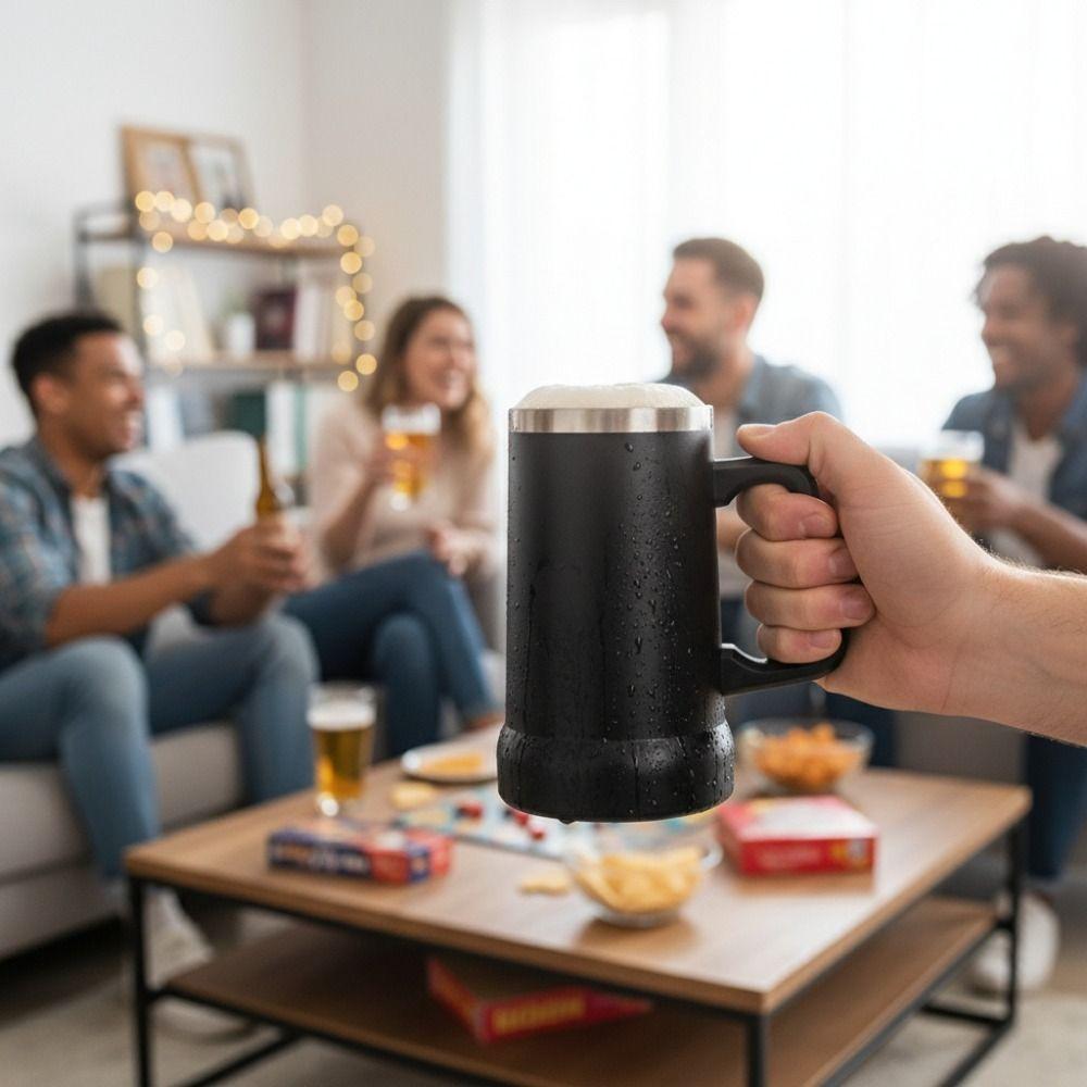 Big Capacity Coffee Tumbler Stainless Steel Insulated Beverage Cup Thermal Drink Mug Summer