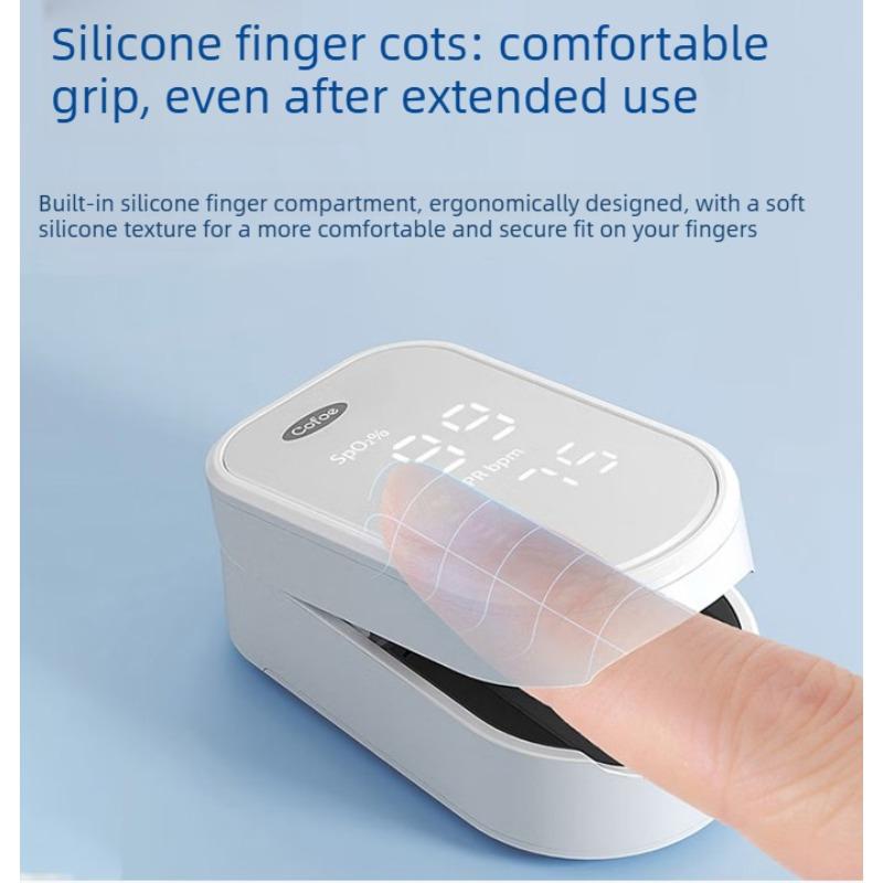 Cofoe Finger Pulse Oximeter OHT80 - Portable Blood Oxygen Saturation & Heart Rate Monitor with LED Screen