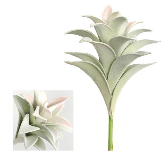 Mini Artificial Succulent Plant Bonsai Fake Pineapple Leaf Balcony Desktop Decor