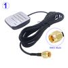 1Pcs RG-174 Car GPS Antenna SMA/MCX/MMCX/Fakra Male/Female Connector RG174 Cable GPS Receiver Antenna Aerial GPS Receiver 2M-7M