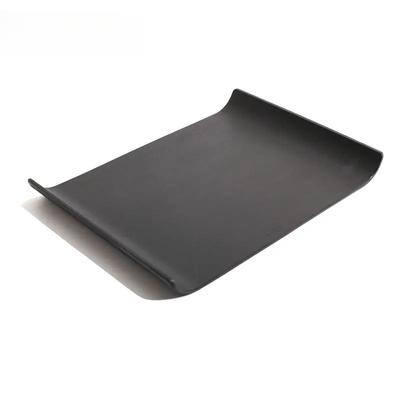 AhunderJiaz Nordic Rectangular Melamine Creative Tray Black Dinner Plate Dining Room Table Top Storage Plate Home Decoration