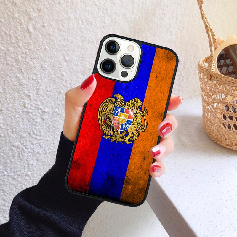 Armenia Coat Of Arms Flag Phone Case for iPhone 17 Air 16 PRO MAX 15 14 PLUS 11 12 13 Back Cover Fundas Shell