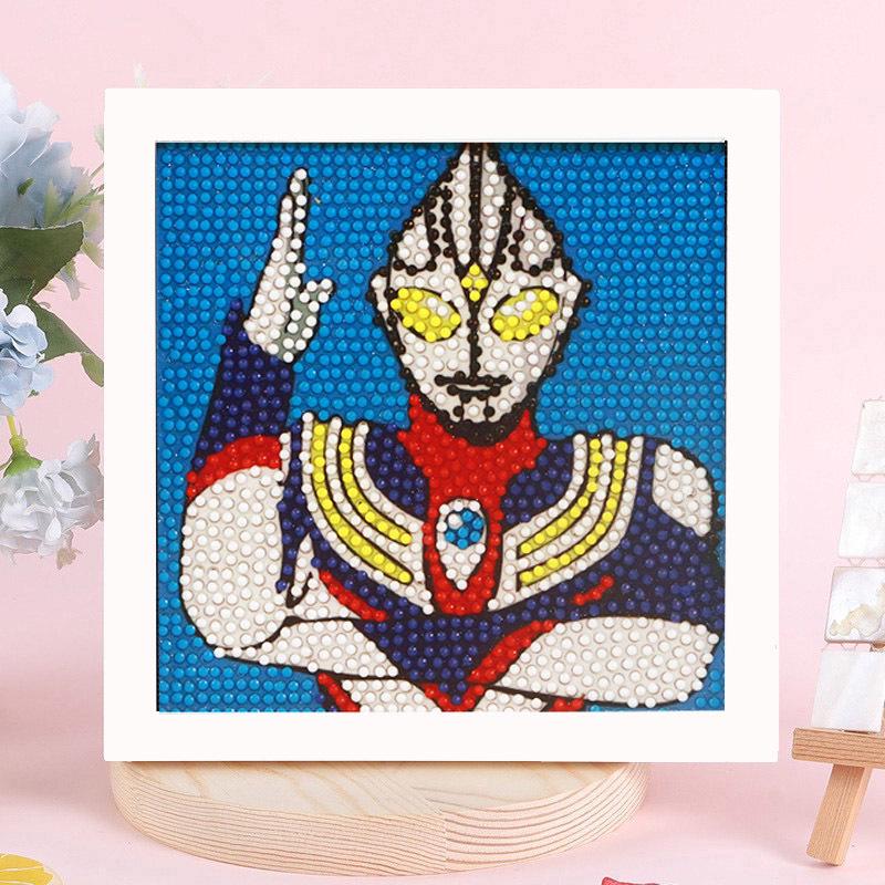 Sanrio Children's Diamond Painting with Frame Stickers - DIY Handmade Gift Set