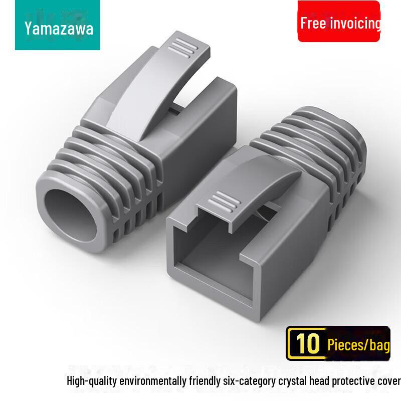 

Захисний ковпачок для кристалічної головки RJ45 Shanze для кабелів Cat5, Cat6, Cat7 6.5mm 10 pieces/bag HT604 сірий колір