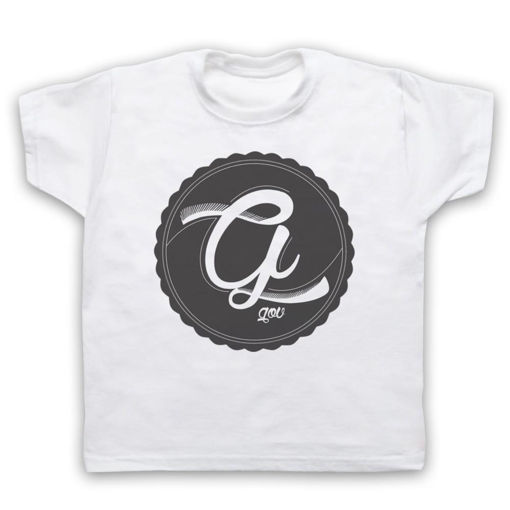

G Gov Slogan Retro Hipster Cool Kids Childs T-Shirt M