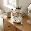 Simple Design Jewelry Tray Plastic Material Key Storage Box Fashion Bowknot Storage Dish  Daily