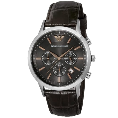 Emporio Armani RENATO AR2513 Men's Watch, Black