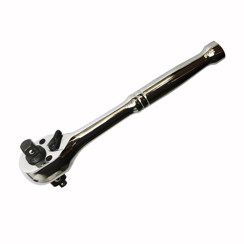 1/4" 3/8" 1/2" Drive Ratchet Wrench Professional Heavy Duty Ratchet Quick-release Reversible Ratchet Spanner 72-Tooth