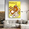 Japan Anime Cute Cartoon Rilakkuma Classic Vintage Posters Decoracion Painting Wall Art White Kraft Paper Kawaii Room Decor